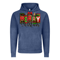 Vintage Denim merry christmas license plate letters Vintage Hoodie - Jasminsmagicworld