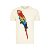 Vintage Arctic Scarlet Macaw Parrot Vintage Tee - LillyAllenDesigns