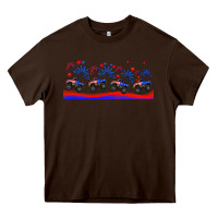 Chocolate Brown american truck libbey glass Heavy Core Tee - HRA Design Shop