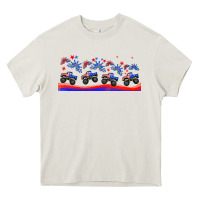 Cream american truck libbey glass Heavy Core Tee - HRA Design Shop