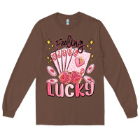 Chestnut feeling lucky Long Sleeve Tee - MaliasSmallBusiness