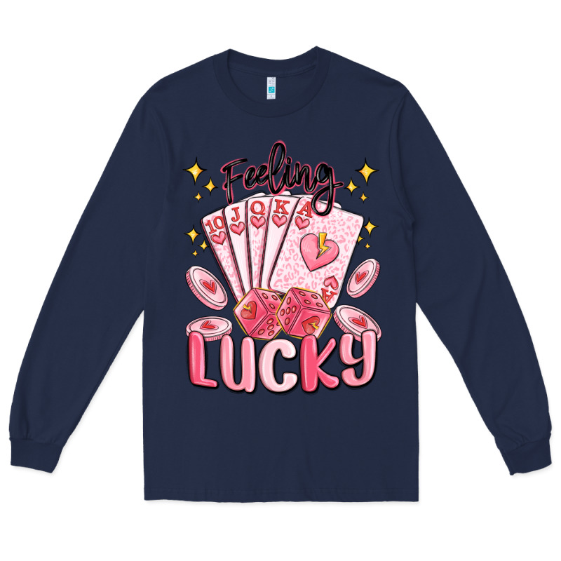 Feeling Lucky Long Sleeve Tee by MaliasSmallBusiness | Teevron
