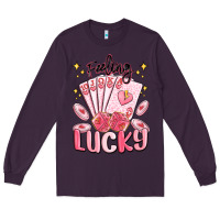 Plum feeling lucky Long Sleeve Tee - MaliasSmallBusiness