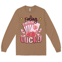 Toasted Coconut feeling lucky Long Sleeve Tee - MaliasSmallBusiness