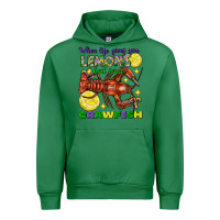 Emerald When life gives you lemons boil some crawfish Urban Hoodie - FaDigitalArtStudio