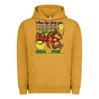 Pigment Peanut Butter When life gives you lemons boil some crawfish Urban Hoodie - FaDigitalArtStudio
