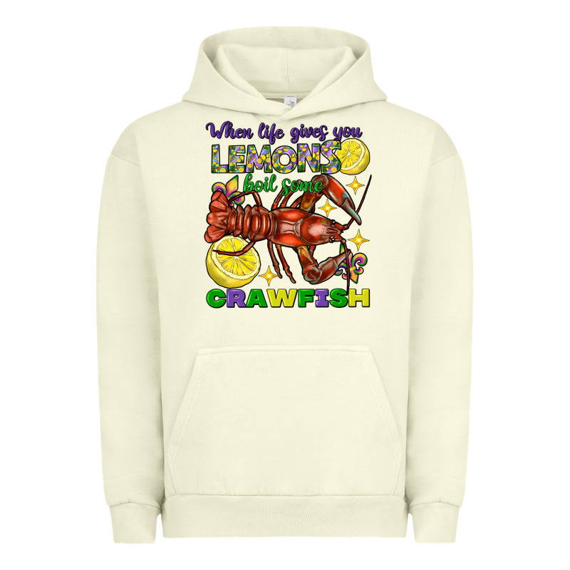 When Life Gives You Lemons Boil Some Crawfish Urban Hoodie by FaDigitalArtStudio | Teevron