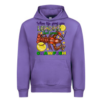 Tulip When life gives you lemons boil some crawfish Urban Hoodie - FaDigitalArtStudio