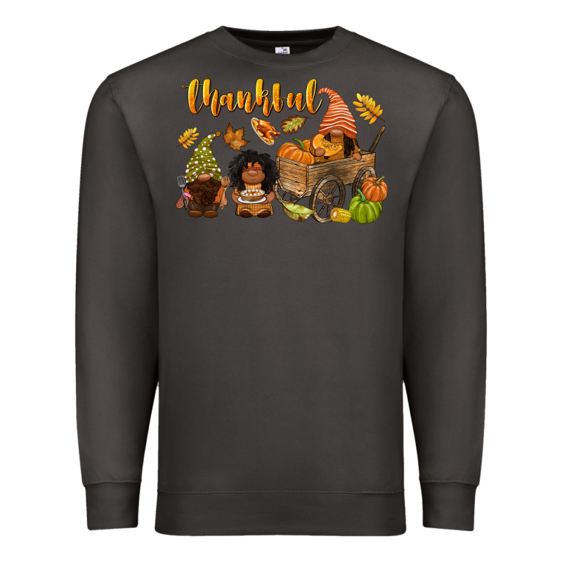Thankful Afro Gnome Premium Sweatshirt by NancyCooperArtShop | Teevron