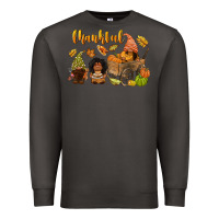 Smoke Thankful afro gnome Premium Sweatshirt - NancyCooperArtShop
