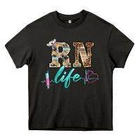 Asphalt western nurse rn  life Heavy Core Tee - BarkalooDesign