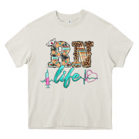 Cream western nurse rn  life Heavy Core Tee - BarkalooDesign