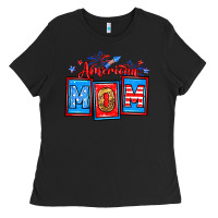 Black American mom Ladies Tee - Neo Western