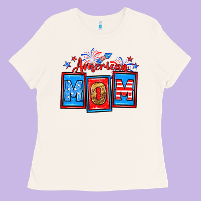 American Mom Ladies Tee Designed By Neo Western