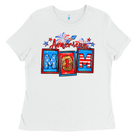 White American mom Ladies Tee - Neo Western