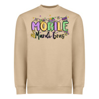Mushroom mobile mardi gras Heavyweight Sweatshirt - MaliasSmallBusiness