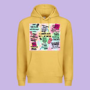 Funny Office Premium Hoodie Designed By Tumblerdesignbyshophia