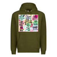 Army Green funny office Premium Hoodie - TumblerDesignByShophia