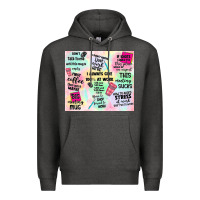 Charcoal Heather funny office Premium Hoodie - TumblerDesignByShophia