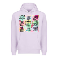 Lilac funny office Premium Hoodie - TumblerDesignByShophia