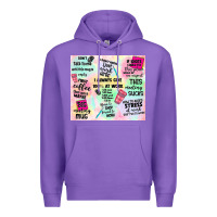 Purple funny office Premium Hoodie - TumblerDesignByShophia