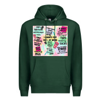 Sports Green funny office Premium Hoodie - TumblerDesignByShophia