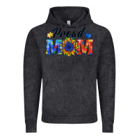Vintage Black proud mom autism Vintage Hoodie - BarkalooDesign