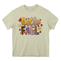 Mossy hello fall Heavy Core Tee - CowhideDigitalArt