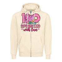 Sandshell 100 days sprinkled with fun Zipper Hoodie - Artiststas