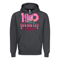 Smoke 100 days sprinkled with fun Zipper Hoodie - Artiststas