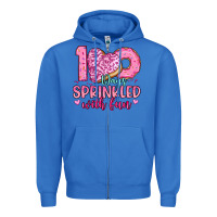 True Royal 100 days sprinkled with fun Zipper Hoodie - Artiststas