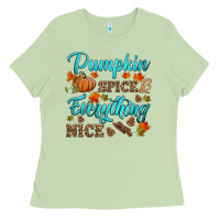 Matcha pumpkin spice everything nice Ladies Tee - HRA Design Shop