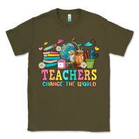Army Green custom teacher Classic Tee - JahusDesignShop