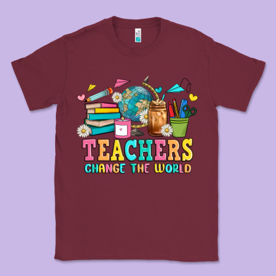 Custom Teacher Classic Tee Designed By Jahusdesignshop