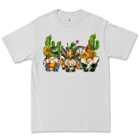 Dove Grey western gnomes with cactus Premium Tee - AdoDesignShop