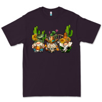 Plum western gnomes with cactus Premium Tee - AdoDesignShop