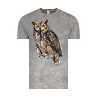 Cloud Rock Great Horned Owl Vintage Tee - LillyAllenDesigns
