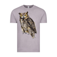 Vintage Zinc Great Horned Owl Vintage Tee - LillyAllenDesigns