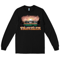 Black traveler Long Sleeve Tee - NancyCooperArtShop