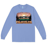 Colony Blue traveler Long Sleeve Tee - NancyCooperArtShop