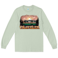 Matcha traveler Long Sleeve Tee - NancyCooperArtShop