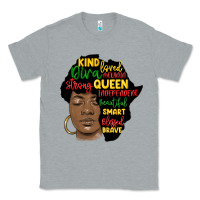 Heather Grey black woman africa silhouette Classic Tee - MaliasSmallBusiness