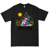 Black hello summer Premium Tee - CowhideDigitalArt