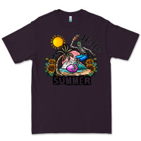 Plum hello summer Premium Tee - CowhideDigitalArt