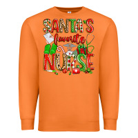 Carrot santa's favorite nurse Premium Sweatshirt - texasbilliewilder