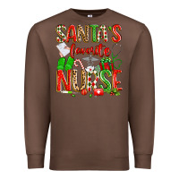 Chestnut santa's favorite nurse Premium Sweatshirt - texasbilliewilder