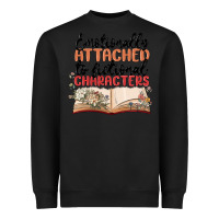 Black emotionally attached to fictional characters Heavyweight Sweatshirt - MaliasSmallBusiness