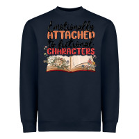 Navy emotionally attached to fictional characters Heavyweight Sweatshirt - MaliasSmallBusiness