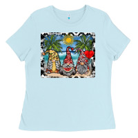 Baby Blue summer gnome mousepad Ladies Tee - SublimationCraftShop