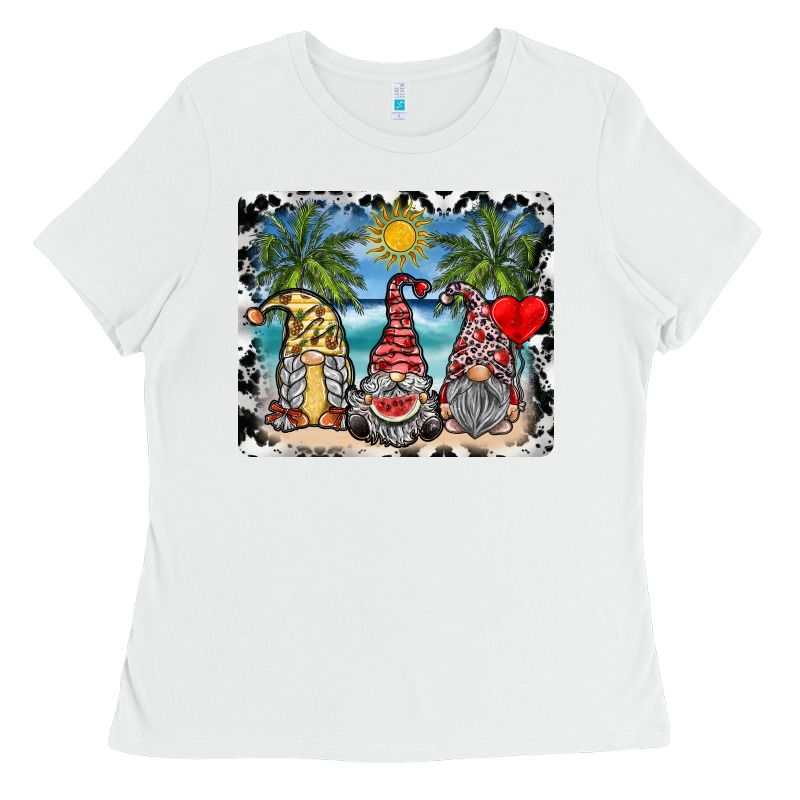 Summer Gnome Mousepad Ladies Tee by SublimationCraftShop | Teevron
